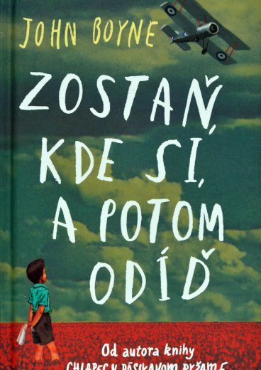 Zostaň, kde si, a potom odíď – obálka