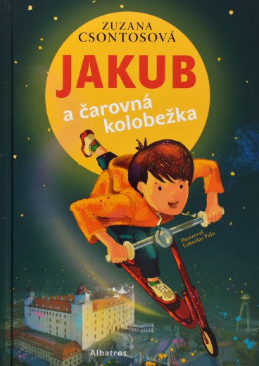 Jakub a čarovná kolobežka – obálka